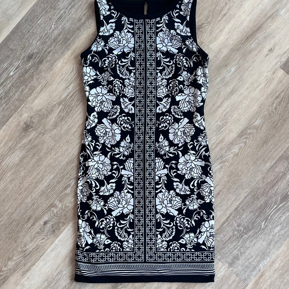 WHBM Black & White REVERSIBLE DRESS